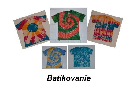 Výroba textilu - batikovanie